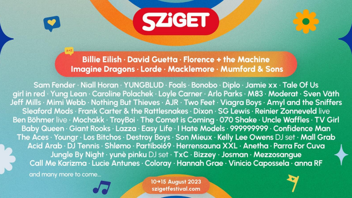 Il Sziget Festival 2023 annuncia nuovi grandi nomi dellaline up e apre la vendita dei ticket giornalieri!